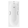 Ванна чугунная Vinsent Veron Soissons 170x70x42 VCN1707042H/VH0015GM с ручками оружейная сталь Ванна чугунная Vinsent Veron Soissons 170x70x42 VCN1707042H/VH0015GM с ручками оружейная сталь