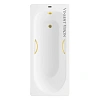 Ванна чугунная Vinsent Veron Soissons 170x70x42 VCN1707042H/VH0015MGD с ручками матовое золото Ванна чугунная Vinsent Veron Soissons 170x70x42 VCN1707042H/VH0015MGD с ручками матовое золото