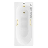 Ванна чугунная Vinsent Veron Soissons 170x70x42 VCN1707042H/VH0015MGD-AS с ручками матовое золото и антискользящим покрытием Ванна чугунная Vinsent Veron Soissons 170x70x42 VCN1707042H/VH0015MGD-AS с ручками матовое золото и антискользящим покрытием
