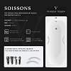 Ванна чугунная Vinsent Veron Soissons 170x70x42 VCN1707042H/VH0015NI с ручками цвет никель Ванна чугунная Vinsent Veron Soissons 170x70x42 VCN1707042H/VH0015NI с ручками цвет никель