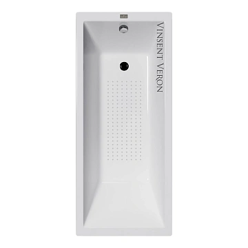 Ванна чугунная Vinsent Veron Square 140x70x45 VSQ1407045-AS с антискользящим покрытием