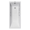 Ванна чугунная Vinsent Veron Square 140x70x45 VSQ1407045H/VH0012GM-AS с ручками оружейная сталь и антискользящим покрытием Ванна чугунная Vinsent Veron Square 140x70x45 VSQ1407045H/VH0012GM-AS с ручками оружейная сталь и антискользящим покрытием