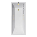 Ванна чугунная Vinsent Veron Square 140x70x45 VSQ1407045H/VH0012MGD с ручками матовое золото Ванна чугунная Vinsent Veron Square 140x70x45 VSQ1407045H/VH0012MGD с ручками матовое золото