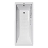 Ванна чугунная Vinsent Veron Square 140x70x45 VSQ1407045H/VH0012NI-AS с ручками цвет никель и антискользящим покрытием Ванна чугунная Vinsent Veron Square 140x70x45 VSQ1407045H/VH0012NI-AS с ручками цвет никель и антискользящим покрытием