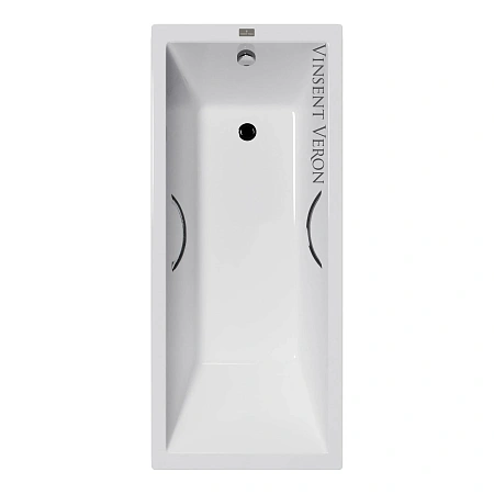 Ванна чугунная Vinsent Veron Square 170x75x45 VSQ1707545H/E60327CH с хромированными ручками Ванна чугунная Vinsent Veron Square 170x75x45 VSQ1707545H/E60327CH с хромированными ручками