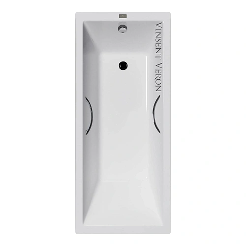 Ванна чугунная Vinsent Veron Square 170x75x45 VSQ1707545H/E60327CH с хромированными ручками Ванна чугунная Vinsent Veron Square 170x75x45 VSQ1707545H/E60327CH с хромированными ручками