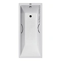 Ванна чугунная Vinsent Veron Square 170x75x45 VSQ1707545H/E60327CH-AS с хромированными ручками и антискользящим покрытием Ванна чугунная Vinsent Veron Square 170x75x45 VSQ1707545H/E60327CH-AS с хромированными ручками и антискользящим покрытием