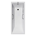 Ванна чугунная Vinsent Veron Square 170x75x45 VSQ1707545H/VH0012BL с черными матовыми ручками Ванна чугунная Vinsent Veron Square 170x75x45 VSQ1707545H/VH0012BL с черными матовыми ручками