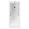 Ванна чугунная Vinsent Veron Tampa 170x70x42 VTP1707042H/E60327CH с хромированными ручками Ванна чугунная Vinsent Veron Tampa 170x70x42 VTP1707042H/E60327CH с хромированными ручками