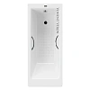 Ванна чугунная Vinsent Veron Tampa 170x70x42 VTP1707042H/E60327CH-AS с хромированными ручками и антискользящим покрытием Ванна чугунная Vinsent Veron Tampa 170x70x42 VTP1707042H/E60327CH-AS с хромированными ручками и антискользящим покрытием