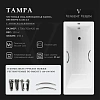 Ванна чугунная Vinsent Veron Tampa 170x70x42 VTP1707042H/E60327CH-AS с хромированными ручками и антискользящим покрытием Ванна чугунная Vinsent Veron Tampa 170x70x42 VTP1707042H/E60327CH-AS с хромированными ручками и антискользящим покрытием