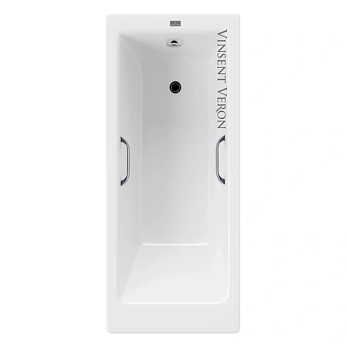 Ванна чугунная Vinsent Veron Tampa 170x70x42 VTP1707042H/VH0012CH с хромированными ручками Ванна чугунная Vinsent Veron Tampa 170x70x42 VTP1707042H/VH0012CH с хромированными ручками