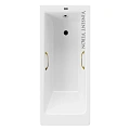 Ванна чугунная Vinsent Veron Tampa 170x70x42 VTP1707042H/VH0012GD с золотыми ручками Ванна чугунная Vinsent Veron Tampa 170x70x42 VTP1707042H/VH0012GD с золотыми ручками