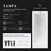 Ванна чугунная Vinsent Veron Tampa 170x70x42 VTP1707042H/VH0012MGD с ручками матовое золото Ванна чугунная Vinsent Veron Tampa 170x70x42 VTP1707042H/VH0012MGD с ручками матовое золото