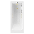 Ванна чугунная Vinsent Veron Tampa 170x70x42 VTP1707042H/VH0012MGD-AS с ручками матовое золото и антискользящим покрытием Ванна чугунная Vinsent Veron Tampa 170x70x42 VTP1707042H/VH0012MGD-AS с ручками матовое золото и антискользящим покрытием