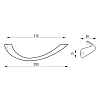 Ручки для ванны Vinsent Veron VH008CH хром Ручки для ванны Vinsent Veron VH008CH хром