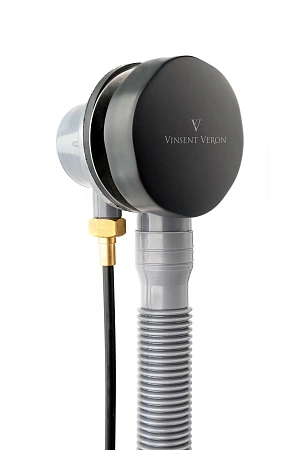 Слив-перелив Vinsent Veron VB150.520B полуавтомат, черный матовый Слив-перелив Vinsent Veron VB150.520B полуавтомат, черный матовый