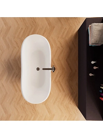 Ванна отдельностоящая Frank F180 180x85 см 12511 акриловая, морское свечение Ванна отдельностоящая Frank F180 180x85 см 12511 акриловая, морское свечение