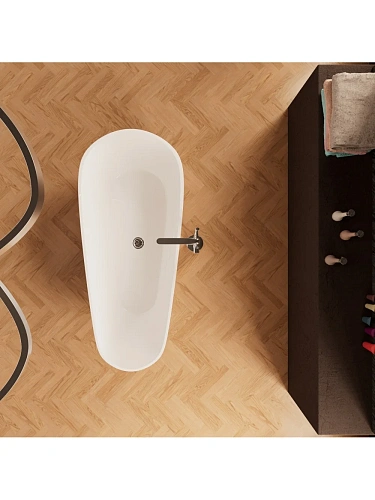 Ванна отдельностоящая Frank F6104 White 170x75 см 12515 акриловая Ванна отдельностоящая Frank F6104 White 170x75 см 12515 акриловая
