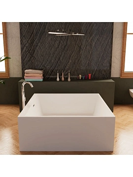 Ванна отдельностоящая Frank F6104 White/Light blue 170x75 см 125122 акриловая