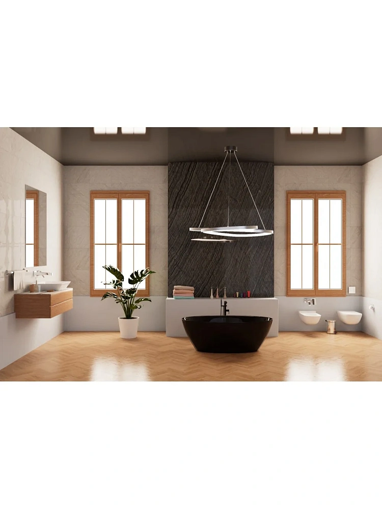 Ванна отдельностоящая Frank F6104 White/Red 170x75 см 125121 акриловая — Изображение 5