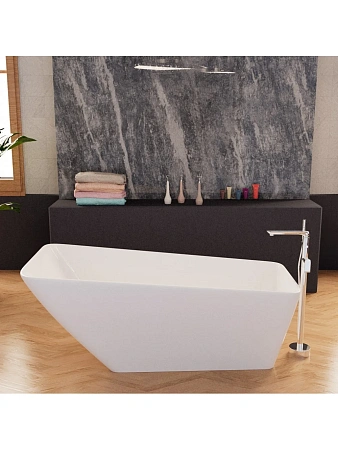 Ванна отдельностоящая Frank F6106 White 170x80 см 12517 акриловая Ванна отдельностоящая Frank F6106 White 170x80 см 12517 акриловая