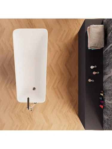 Ванна отдельностоящая Frank F6106 White 170x80 см 12517 акриловая Ванна отдельностоящая Frank F6106 White 170x80 см 12517 акриловая