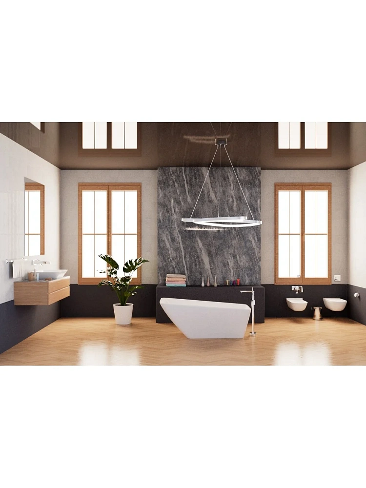 Ванна отдельностоящая Frank F6106 White 170x80 см 12517 акриловая — Изображение 5