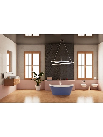 Ванна отдельностоящая Frank F6106 White/Black 170x80 см 12518 акриловая Ванна отдельностоящая Frank F6106 White/Black 170x80 см 12518 акриловая