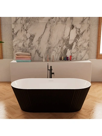 Ванна отдельностоящая Frank F6123 White 170x81 см 12525 акриловая