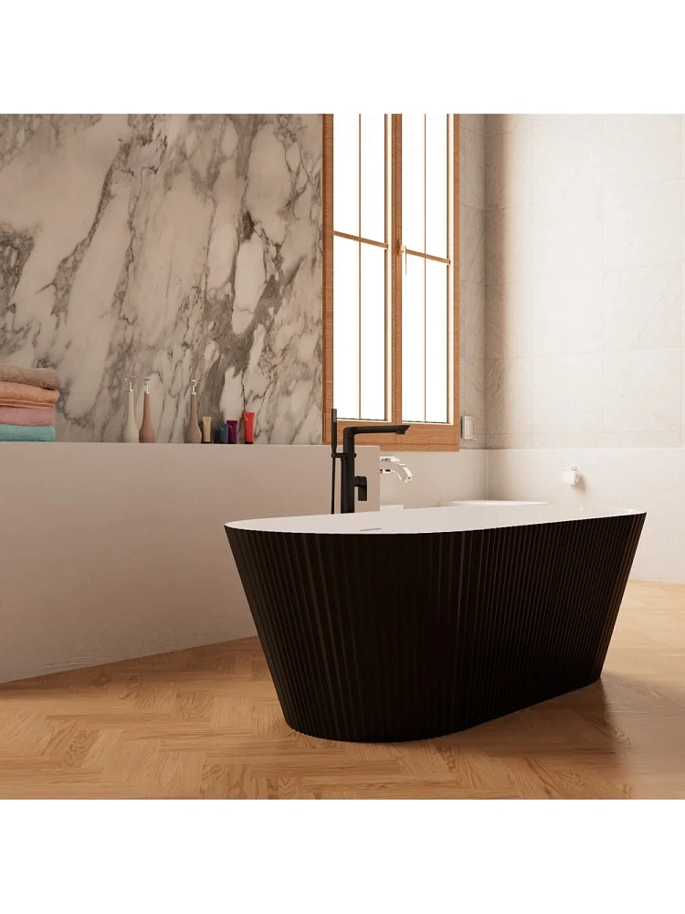 Ванна отдельностоящая Frank F6123 White 170x81 см 12525 акриловая — Изображение 3