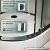 Душевая кабина Frank F400 Black 400004 100x100 без крыши прозрачное стекло Душевая кабина Frank F400 Black 400004 100x100 без крыши прозрачное стекло