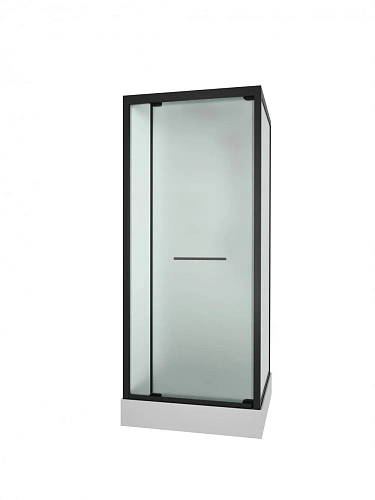 Душевая кабина Frank F401 M Black 20339 90x90 матовое стекло Душевая кабина Frank F401 M Black 20339 90x90 матовое стекло