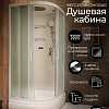 Душевая кабина Frank F409/1 M White 20024 90x90 средний поддон матовое стекло Душевая кабина Frank F409/1 M White 20024 90x90 средний поддон матовое стекло