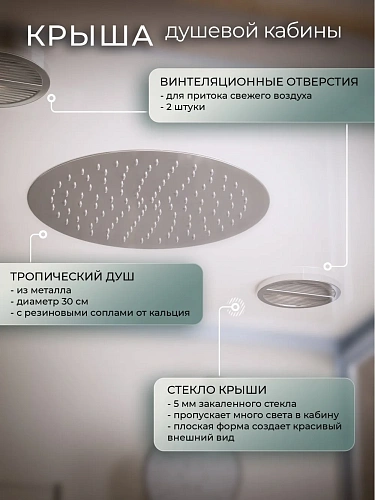 Душевая кабина Frank F411R М Brilliant 177775 110x80 правосторонняя матовое стекло Душевая кабина Frank F411R М Brilliant 177775 110x80 правосторонняя матовое стекло