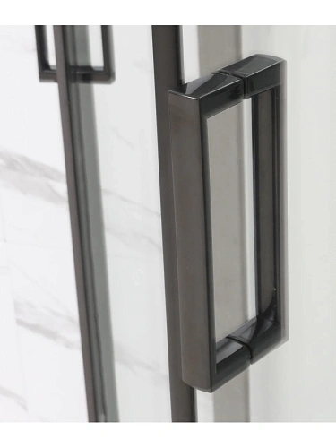 Душевая кабина Frank F418R 914014 100x80 правосторонняя прозрачное стекло Black без крыши Душевая кабина Frank F418R 914014 100x80 правосторонняя прозрачное стекло Black без крыши