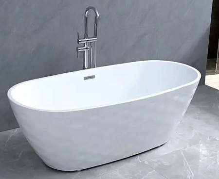 Ванна отдельностоящая Ceruttispa TONIA 170 CT11230 белая, со сливом-переливом 1700x750x600 Ванна отдельностоящая Ceruttispa TONIA 170 CT11230 белая, со сливом-переливом 1700x750x600
