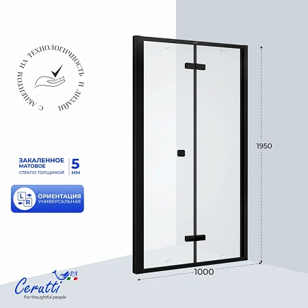 Душевая дверь Ceruttispa BELLA D101BF 100x195 Душевая дверь Ceruttispa BELLA D101BF 100x195