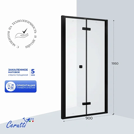 Душевая дверь Ceruttispa BELLA D91BF 90х195 Душевая дверь Ceruttispa BELLA D91BF 90х195