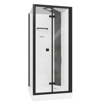 Душевая кабина Ceruttispa BELLA90B 90x90x215-225