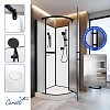Душевая кабина Ceruttispa KORRA90BF 90x90x205 Душевая кабина Ceruttispa KORRA90BF 90x90x205