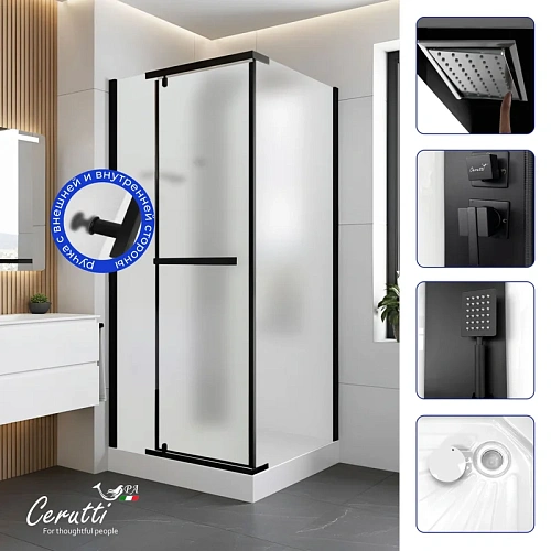 Душевая кабина Ceruttispa MIMI90BF 90x90x215-225 Душевая кабина Ceruttispa MIMI90BF 90x90x215-225