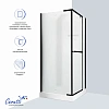 Душевая кабина Ceruttispa MIMI90BF 90x90x215-225 Душевая кабина Ceruttispa MIMI90BF 90x90x215-225