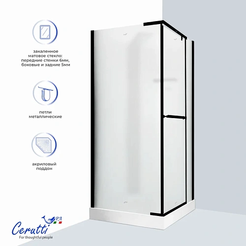 Душевая кабина Ceruttispa MIMI90BF 90x90x215-225 Душевая кабина Ceruttispa MIMI90BF 90x90x215-225