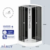 Душевая кабина PARLY EC1031 100х100х210 Душевая кабина PARLY EC1031 100х100х210