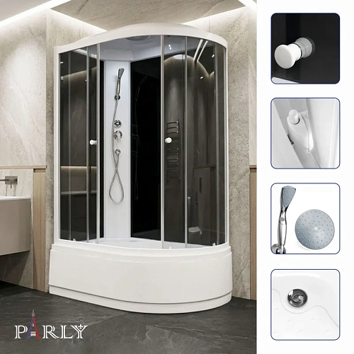 Душевая кабина PARLY EC1221L 120х80х215 Душевая кабина PARLY EC1221L 120х80х215