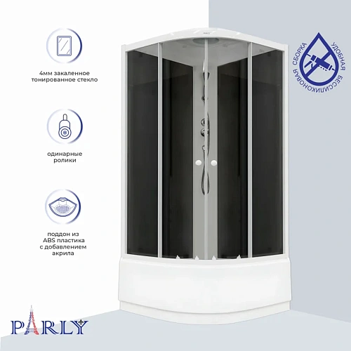 Душевая кабина PARLY EC921 90х90х215 Душевая кабина PARLY EC921 90х90х215