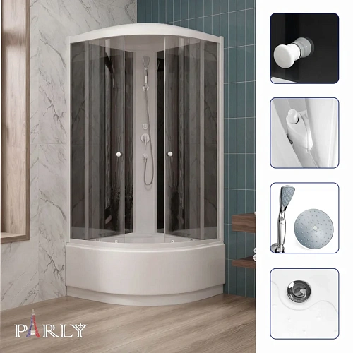 Душевая кабина PARLY EC921 90х90х215 Душевая кабина PARLY EC921 90х90х215