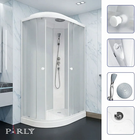 Душевая кабина PARLY EF1231R 120х80х210 Душевая кабина PARLY EF1231R 120х80х210