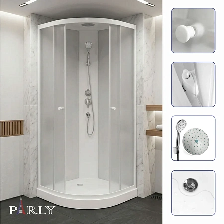 Душевая кабина PARLY EF931 90х90х210 Душевая кабина PARLY EF931 90х90х210